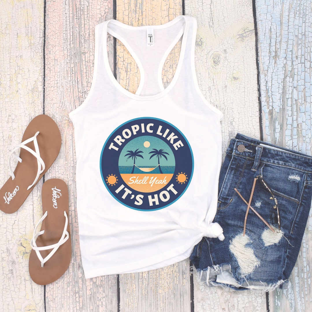 Débardeur De Plage Imprimé Almost Famous - Taille L Femme, Coupe Décontractée, En Très Bon état D'occasion