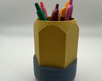 Bleistift unter dem Motto Bleistiftbecher