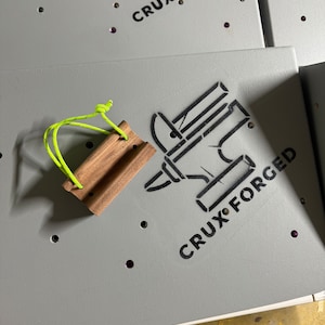 Borde de entrenamiento de engarce portátil opción 15/20 mm, regalo para escaladores, tablero de suspensión portátil, presa de escalada de madera