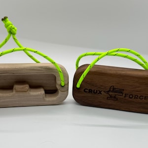 Borde de entrenamiento de engarce portátil de 20 mm Desnivelado y plano, Presa de escalada de madera, regalos para escaladores