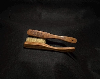 Spazzola da arrampicata in legno, pelo di cinghiale, palissandro, regalo per scalatori