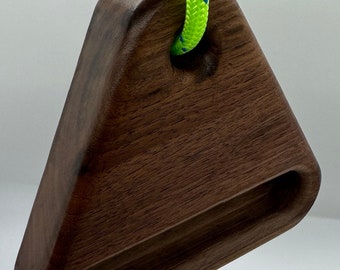 Wood climbing hold, portable crimp training edge 10mm, 15mm and 20mm options, gift for climbers, portable hangboard