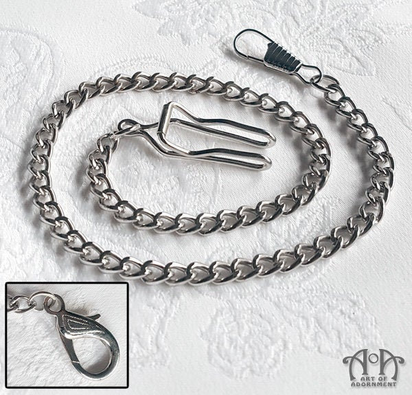 VIDAKUSH Locked Up Pocket Chain 14 / Silver