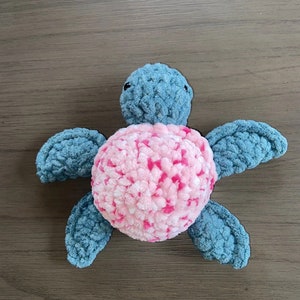 Crocheted chenille turtle Plush image 1