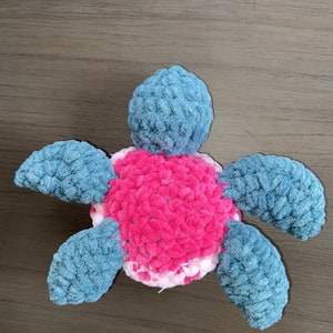 Crocheted chenille turtle Plush image 3