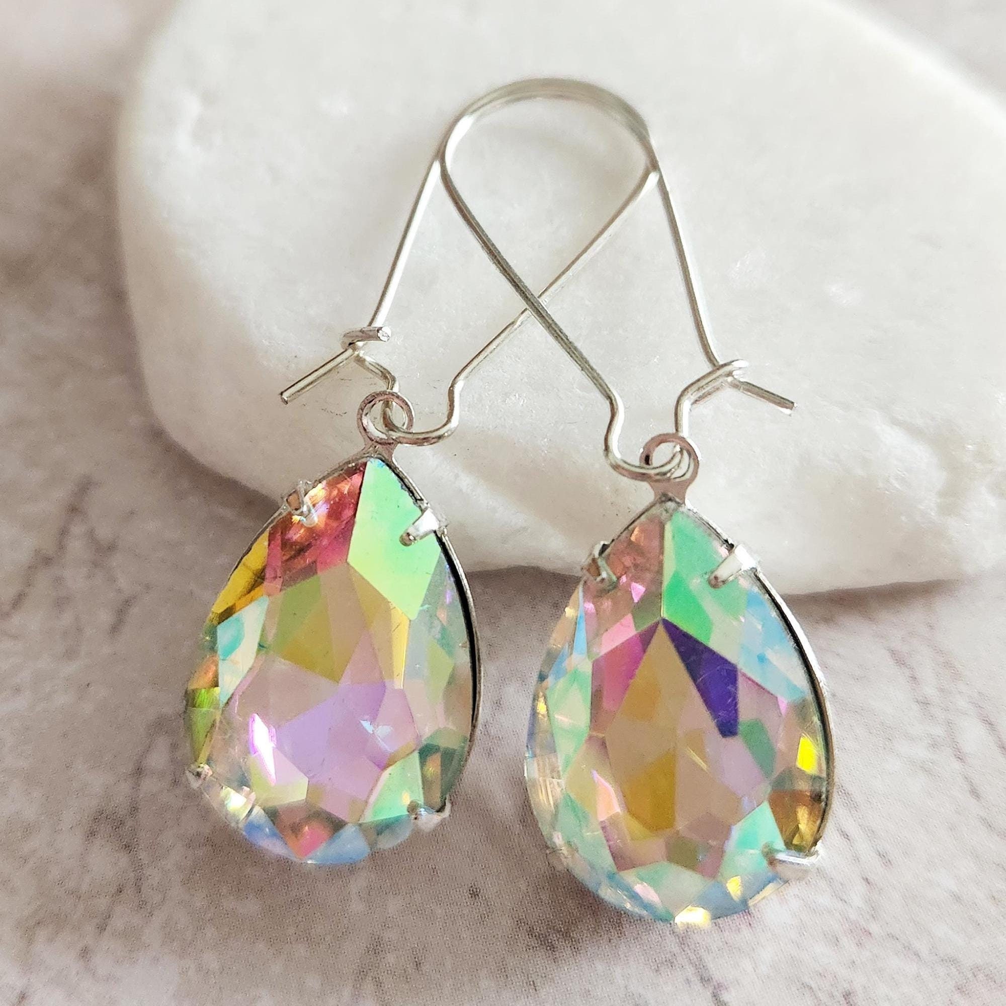Rhinestone Drop Earrings