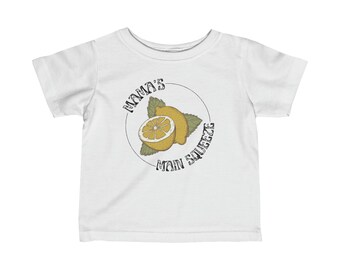 Mamas Main Squeeze - Limón - Camiseta de punto fino para bebé