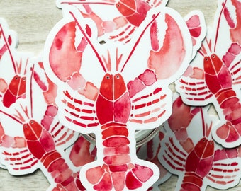 The Lobster | Watercolor Art Sticker