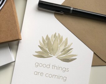 Good Things Are Coming | Single Card