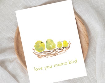 Mama Bird | Single Card | Mother’s Day Card