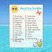 Beach Day Packing List | Beach Day Log Sheet | Beach Day Planner ...