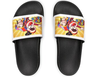 The Amazing Digital Circus TADC Youth PU Slide Sandals