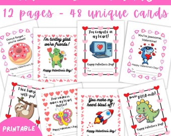 Valentine’s Day Cards | Sweet & School-Appropriate | Ready to Print