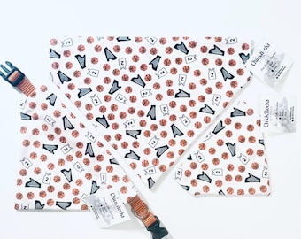 San Antonio Spurs Dylan Harper on White: Over the Collar Pet Scarf