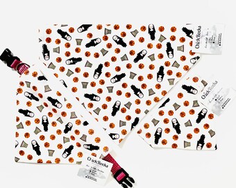 San Antonio Spurs Nuns WHITE Pet Bandana: Over the Collar Pet Scarf