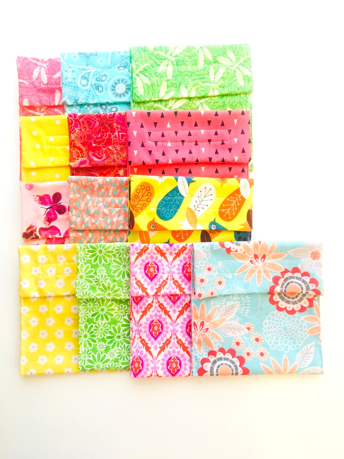 Fabric Velcro Pouches Discreet Pouches Reusable Bags Etsy