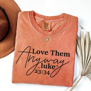 Comfort Colors® Religious Shirt Christian Shirt Jesus Shirt Womens Faith Shirt Bible Verse Shirt Christian Gifts Scripture Tshirt Church Tee