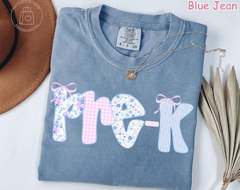 Comfort Colors® Pre-K Teacher Shirt, Back To School Shirt, Preschool Teacher Team Shirts, Prek Teacher Tee