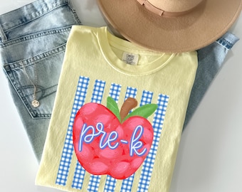 Comfort Colors® Pre-K Teacher Shirt, Back To School Shirt, Preschool Teacher Team Shirts, Prek Teacher Tee