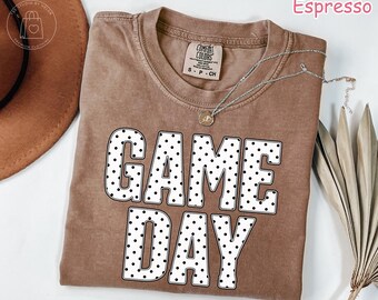 Comfort Colors® Game Day Shirt, Football Game Day Tee, Baseball Game Day Shirt, Football Mom Shirt, Baseball Mom Tee, Tailgate Outfit
