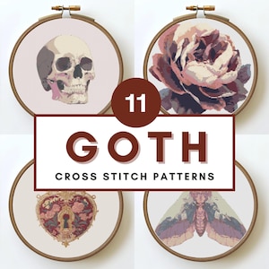 Whole Shop Cross Stitch Pattern Bundle Cute Designs Modern Counted XStitch PDF Instant Download Lifetime Access Fantasy Cross Stitch Dog PDF
