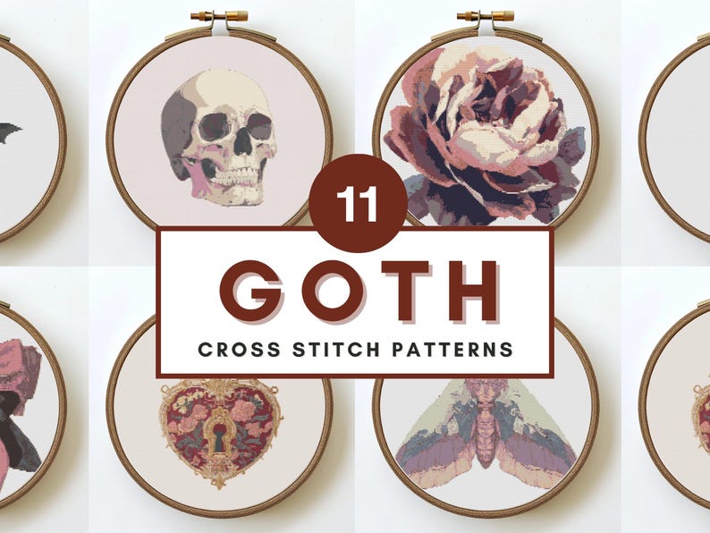 Whole Shop Cross Stitch Pattern Bundle Cute Designs Modern Counted XStitch PDF Instant Download Lifetime Access Fantasy Cross Stitch Dog PDF