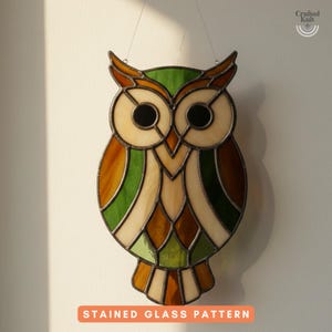 Stained Glass Pattern Bundle Animal Mix Suncatcher Templates PDF Beginner Friendly Modern Glass Art Design PDF Beginner Stained Glass Bundle
