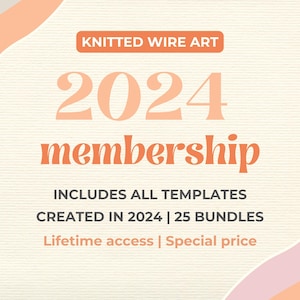 2024 Associação Tricotado Wire Art Templates Loja Completa Pacote Guia de Dobra Padrão Nome Personalizado Decoração de Berçário Atividade DIY para Crianças Arte Tricotin