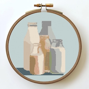Farm to Table Cross Stitch Pattern Bundle Food Vegetables Herbs Kitchen Modern Rustic Counted XStitch PDF Farm House Decor Cross Stitch PDF