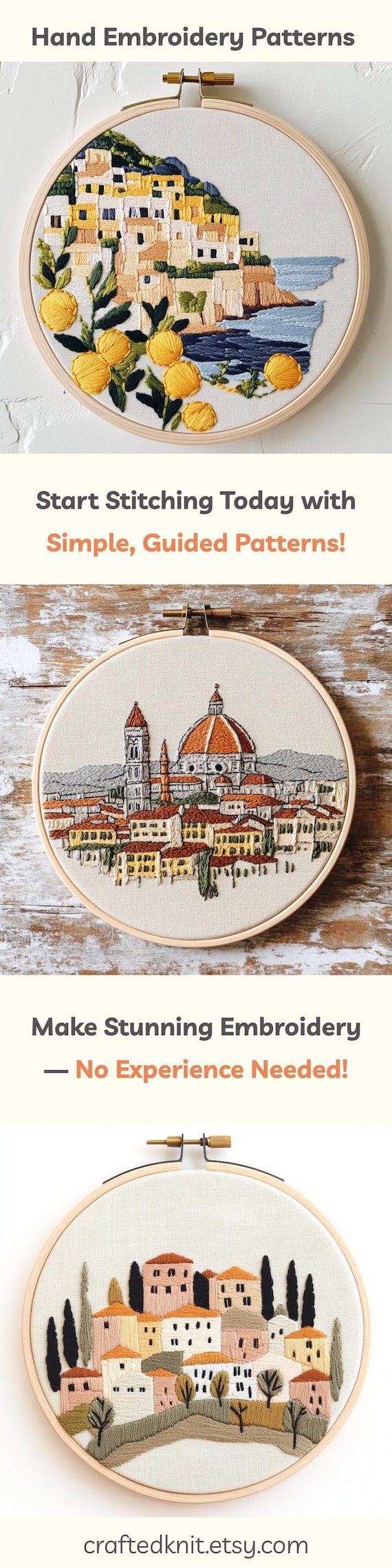 Hand Embroidery Italian Style Pattern Embroidery Pattern for