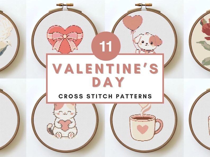 Whole Shop Cross Stitch Pattern Bundle Cute Designs Modern Counted XStitch PDF Instant Download Lifetime Access Fantasy Cross Stitch Dog PDF