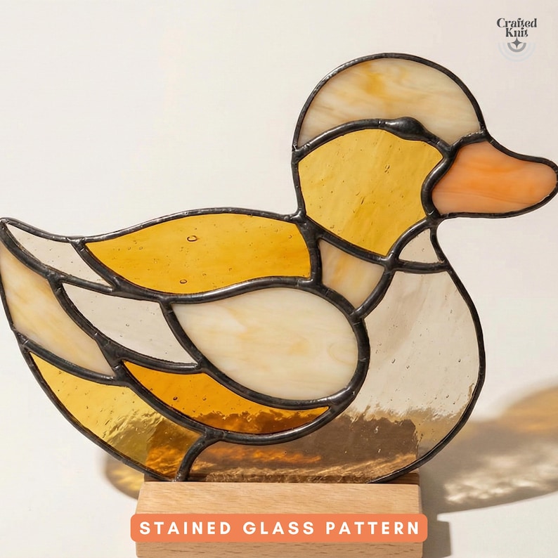 Stained Glass Pattern Bundle Animal Mix Suncatcher Templates PDF Beginner Friendly Modern Glass Art Design PDF Beginner Stained Glass Bundle