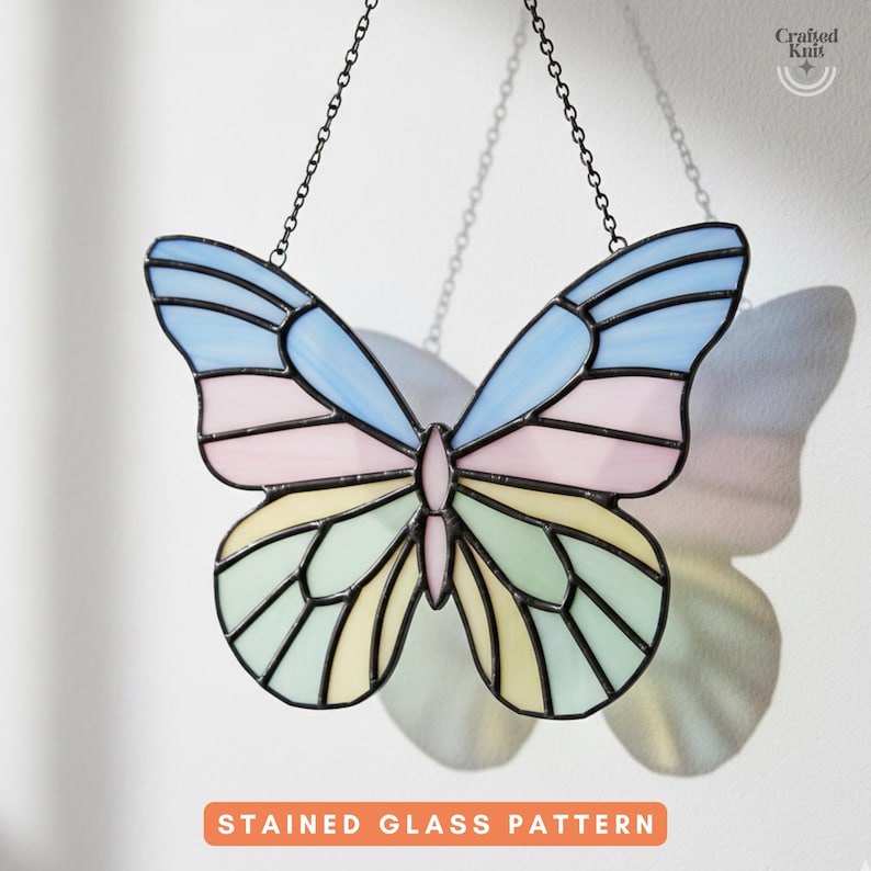 Stained Glass Pattern Bundle Animal Mix Suncatcher Templates PDF Beginner Friendly Modern Glass Art Design PDF Beginner Stained Glass Bundle