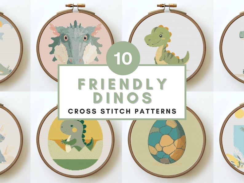 Paquete de patrones de punto de cruz de toda la tienda, diseños lindos, modernos, XStitch contado, descarga instantánea en PDF, acceso de por vida, fantasía, punto de cruz, perro en PDF imagen 17