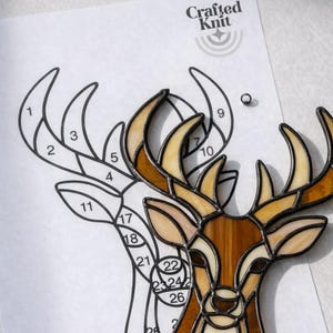 Stained Glass Pattern Bundle Animal Mix Suncatcher Templates PDF Beginner Friendly Modern Glass Art Design PDF Beginner Stained Glass Bundle