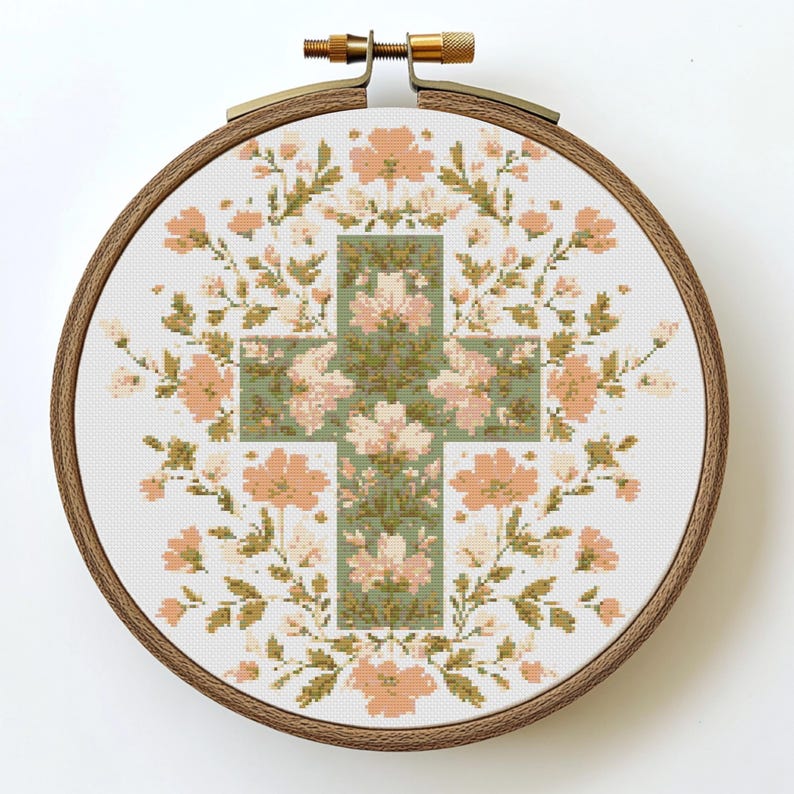 Christian Cross Stitch Pattern Bundle Faith Cross Lamb Dove Prayer Counted XStitch PDF Instant Download Religious Embroidery Pattern PDF