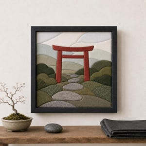 Kinusaiga pattern bundle japanese fabric art diy decor printable template craft gift scrap textile No Sew Fabric Art Template Printable