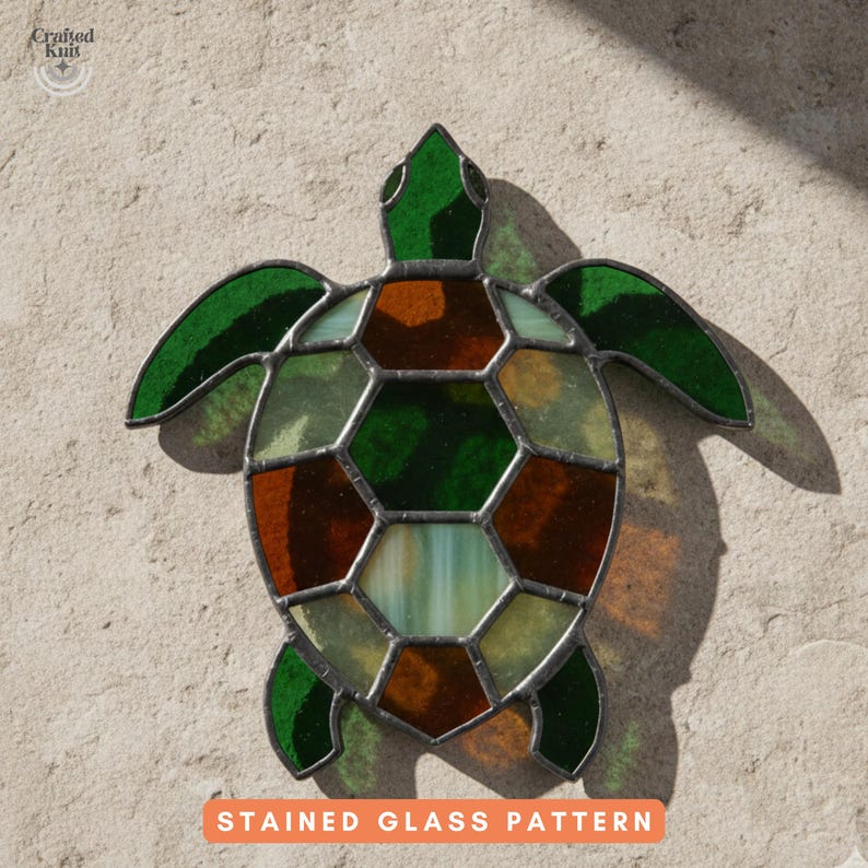 Stained Glass Pattern Bundle Animal Mix Suncatcher Templates PDF Beginner Friendly Modern Glass Art Design PDF Beginner Stained Glass Bundle