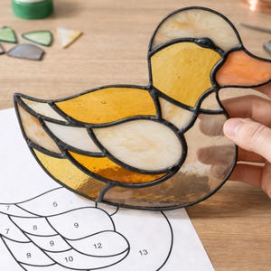 Stained Glass Pattern Bundle Animal Mix Suncatcher Templates PDF Beginner Friendly Modern Glass Art Design PDF Beginner Stained Glass Bundle
