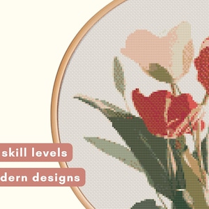 Paquete de patrones de punto de cruz de toda la tienda, diseños lindos, modernos, XStitch contado, descarga instantánea en PDF, acceso de por vida, fantasía, punto de cruz, perro en PDF imagen 6