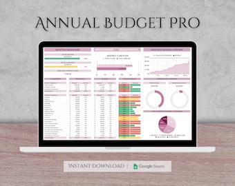 Annual Budget Spreadsheet - Net Worth & Debt Snowball - Google Sheets