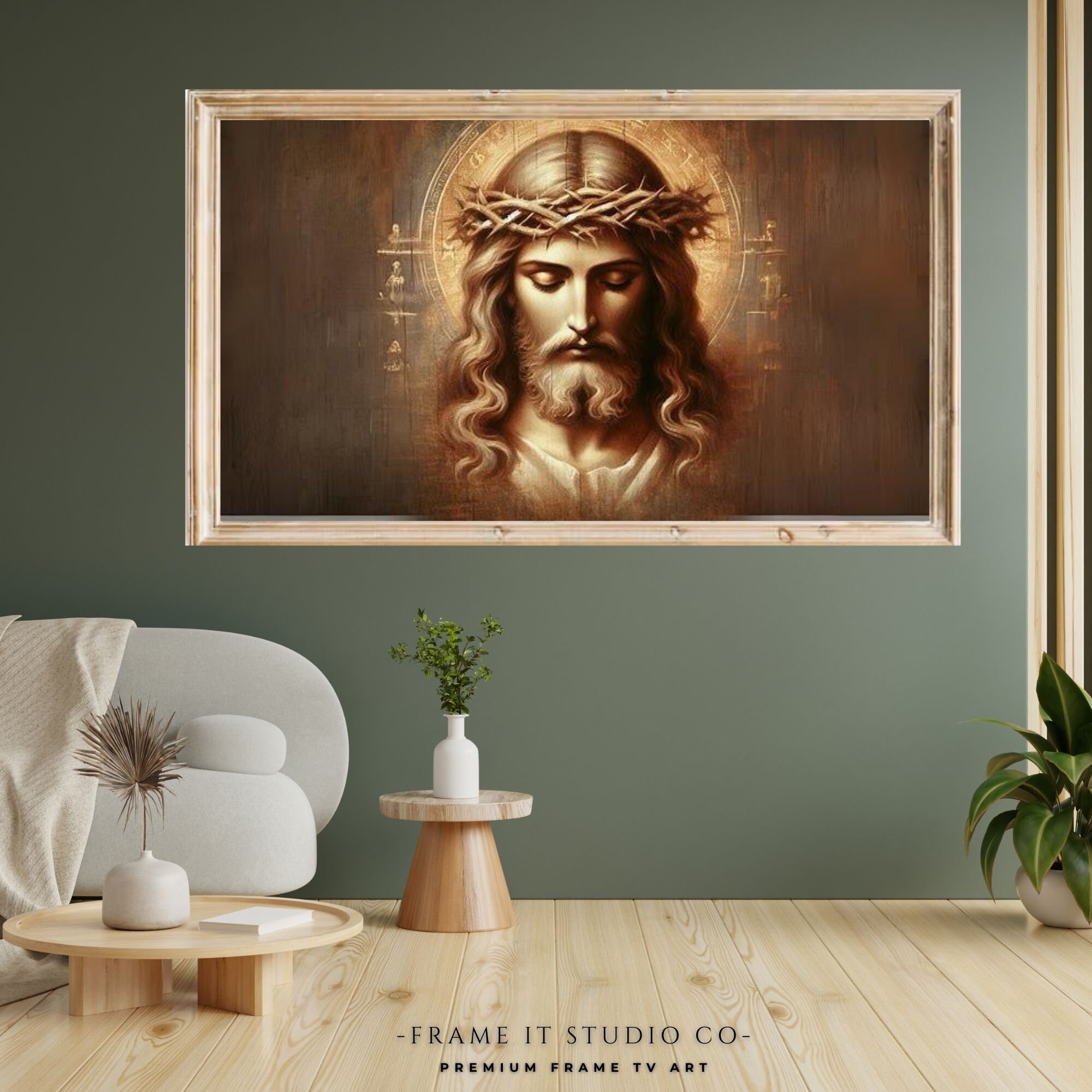 FRAME TV Art, Jesus Modern , Jesus Christ Art, Spring Frame Tv ...