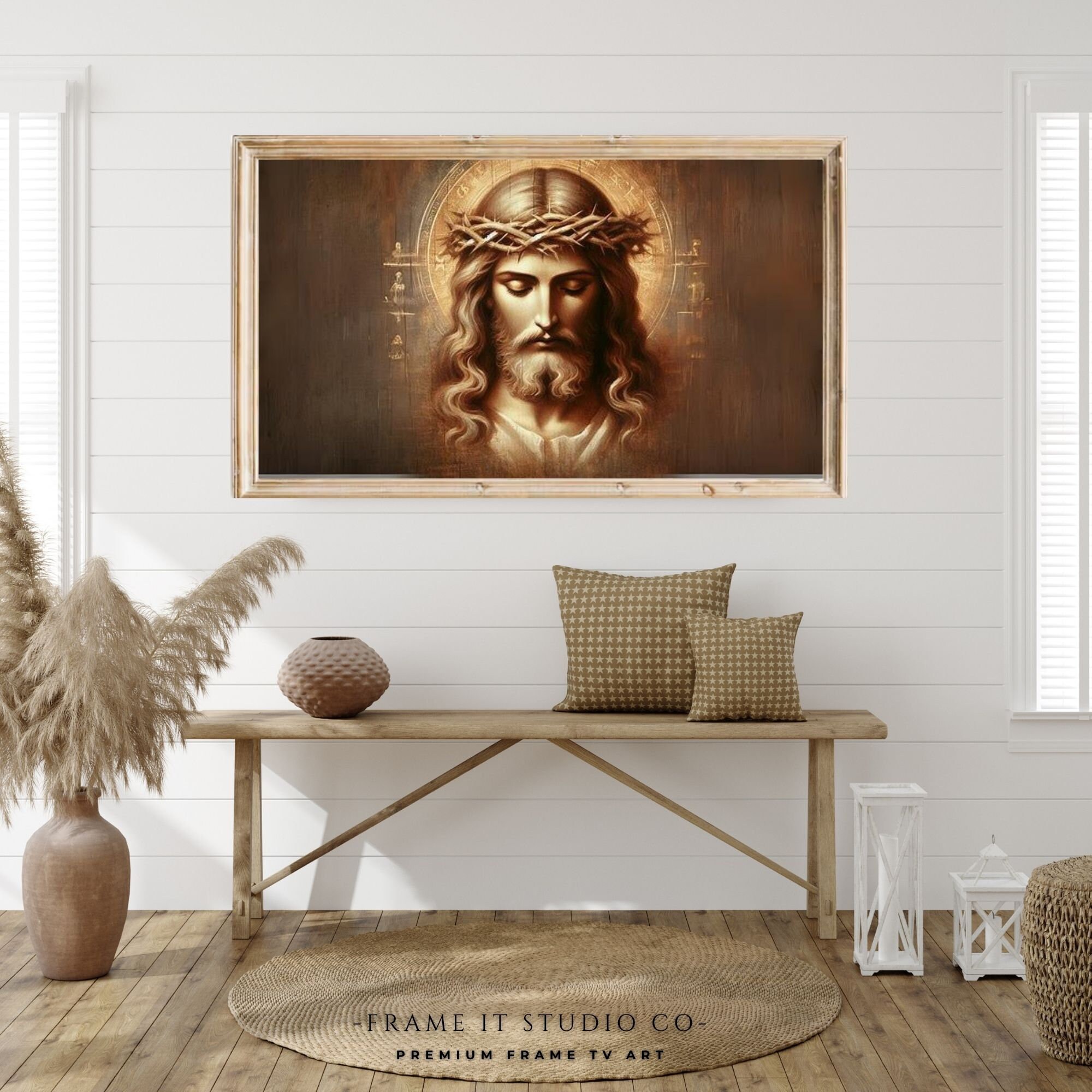 FRAME TV Art, Jesus Modern , Jesus Christ Art, Spring Frame Tv ...
