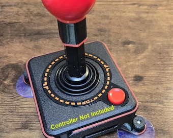 Arcade Style Red Ball Topper with Base – for Atari CX-40 Joystick