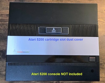 Console cartridge slot dust cover for Atari 5200 (Console not included)