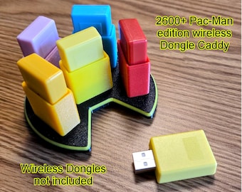 Atari CX-40+ Pac-Man edition Wireless Dongle Caddy (holds 5 wireless dongles that are not included)