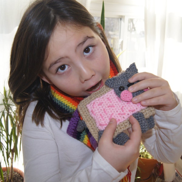 Pop Tart Nyan Cat scarf