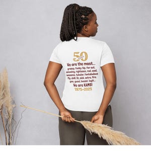 Custom Anniversary School T-Shirt Design – Digital Download – Personalized with School Name, Colors & Years – Fun Retro Printable Design