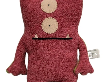 Ugly Doll Bop N Beep Reversible Green/Pink 8" Plush 2005