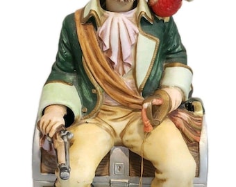 Waco Melody In Motion Hand Painted Bisque Porcelain "Salty 'N Pepper" Pirate